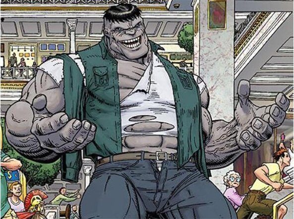 Hulk di colore grigio