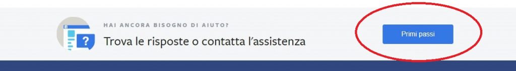 Contattare l'assistenza Facebook business via chat