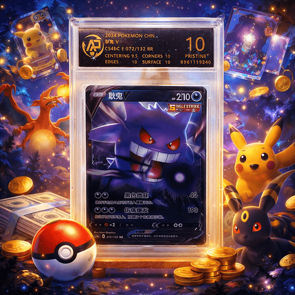 Carte Pokémon Gengar V gradato 10