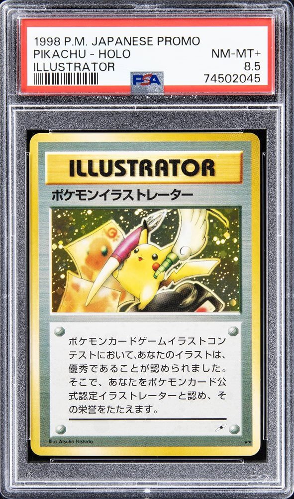 Pikachu Illustrator PSA 10 card