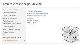 Come contattare l'assistenza Amazon attraverso il loro sito web