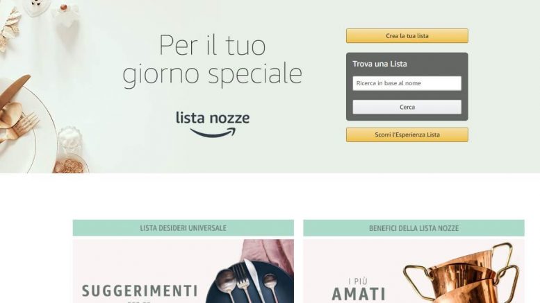 Consigli per creare una lista nozze online