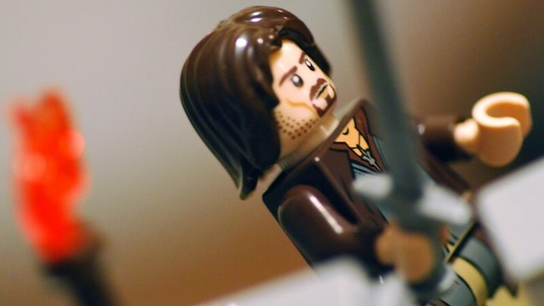 Il personaggio LEGO di Aragorn del Signore Degli Anelli