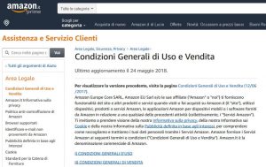 Condizioni generali di uso e di vendita - Amazon.it