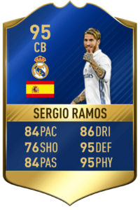 Sergio Ramos TOTS su FIFA 17