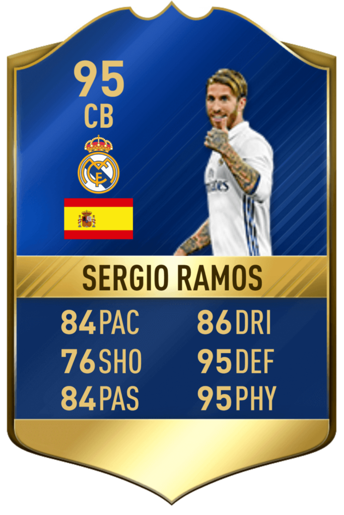 Sergio Ramos TOTS su FIFA 17